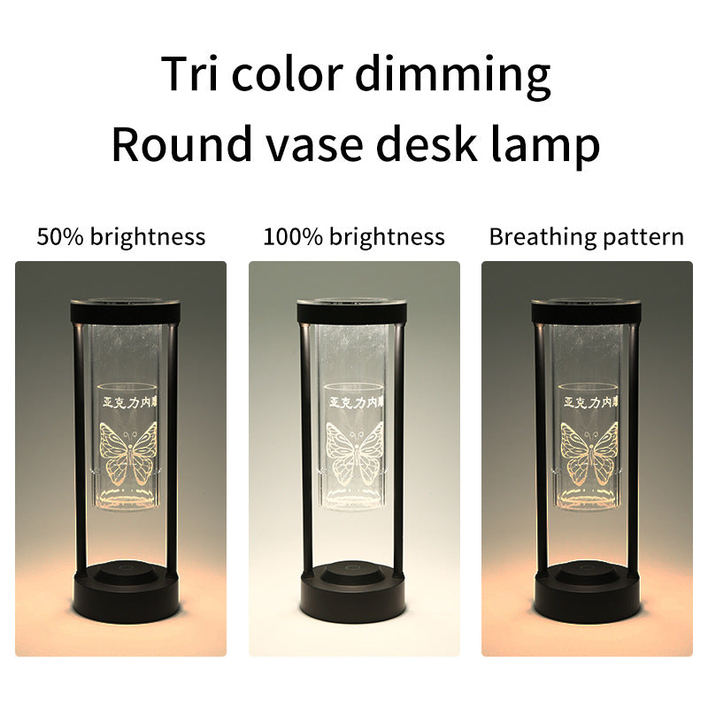 Table Vase, Lamp Transparent Decoration Ambience Light