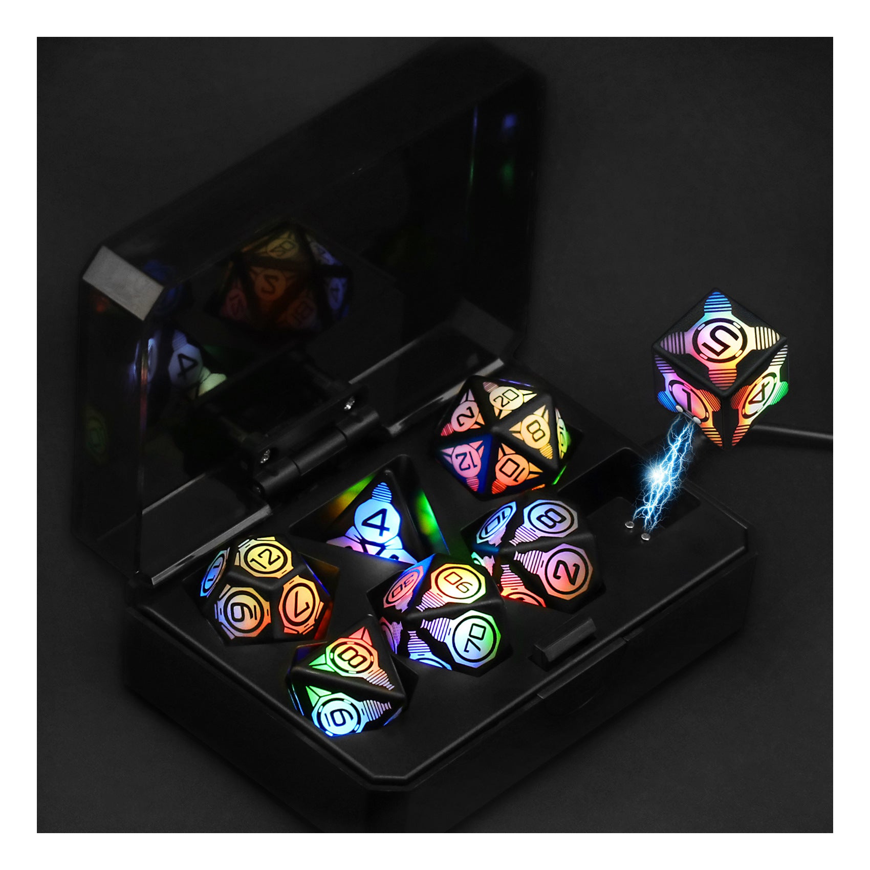 Charging Luminous Dice
