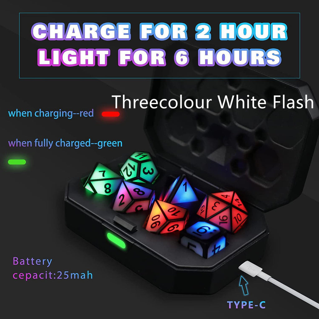 Charging Luminous Dice