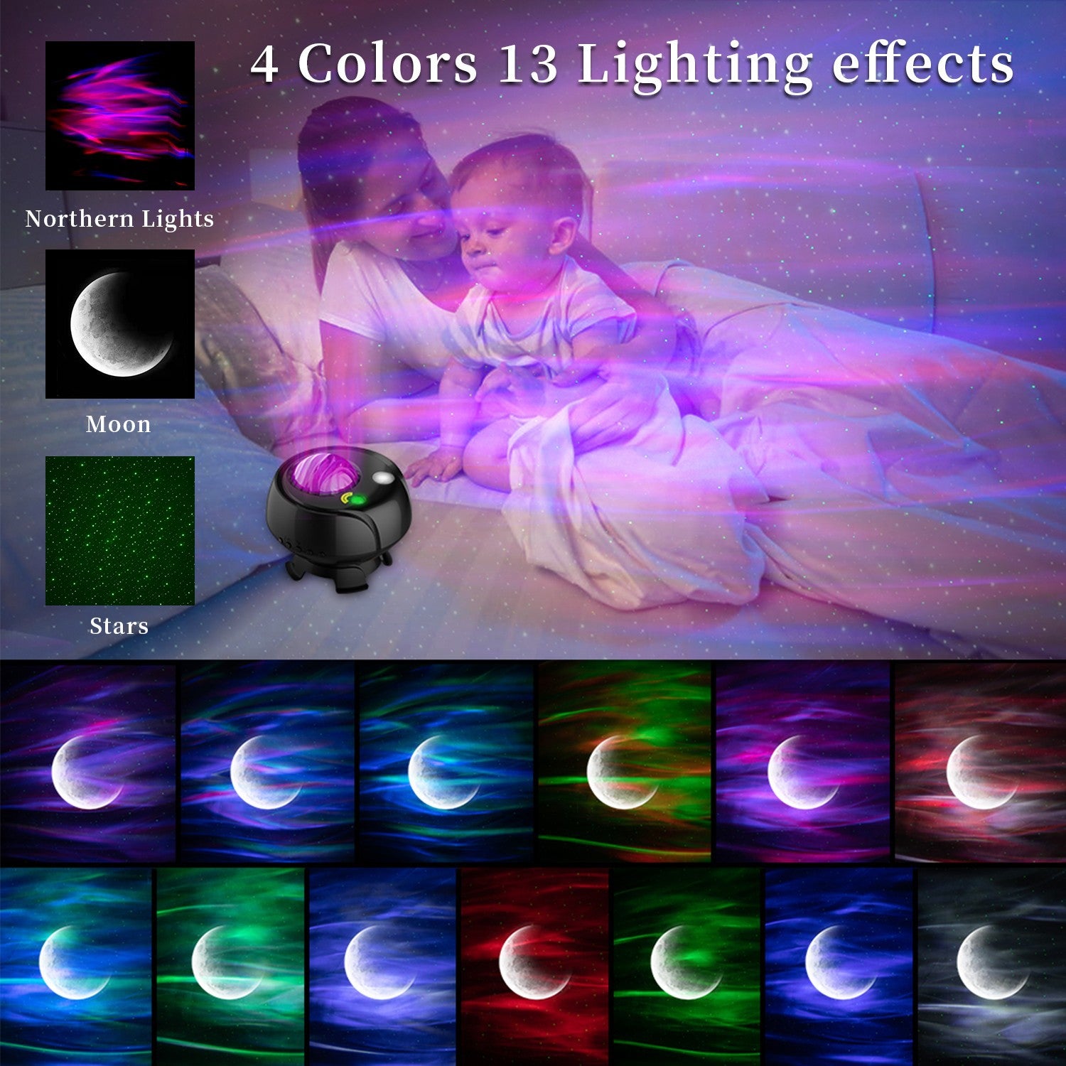 Bluetooth Starry Sky Dome Light