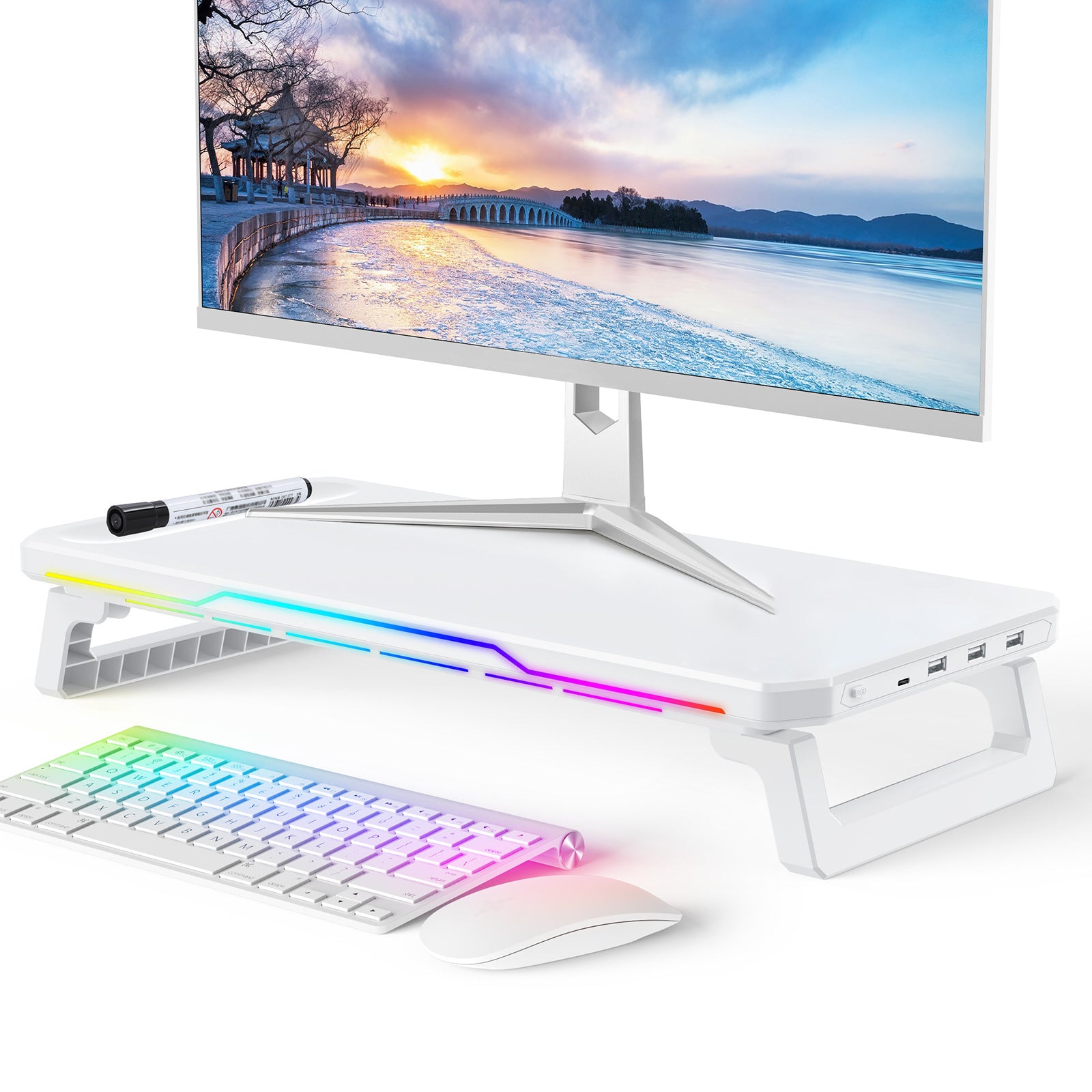 Laptop support Monitor RGB Stand
